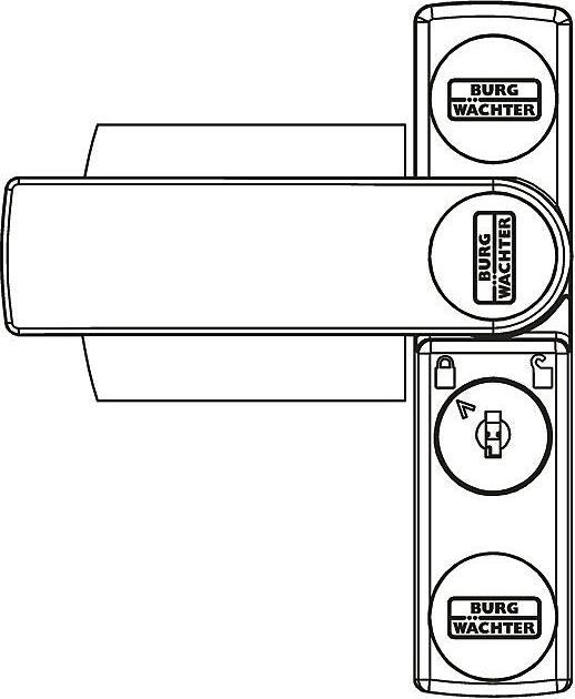 Produktbild Burg Wächter Fenstersicherung Winsafe WS 11 BR SB