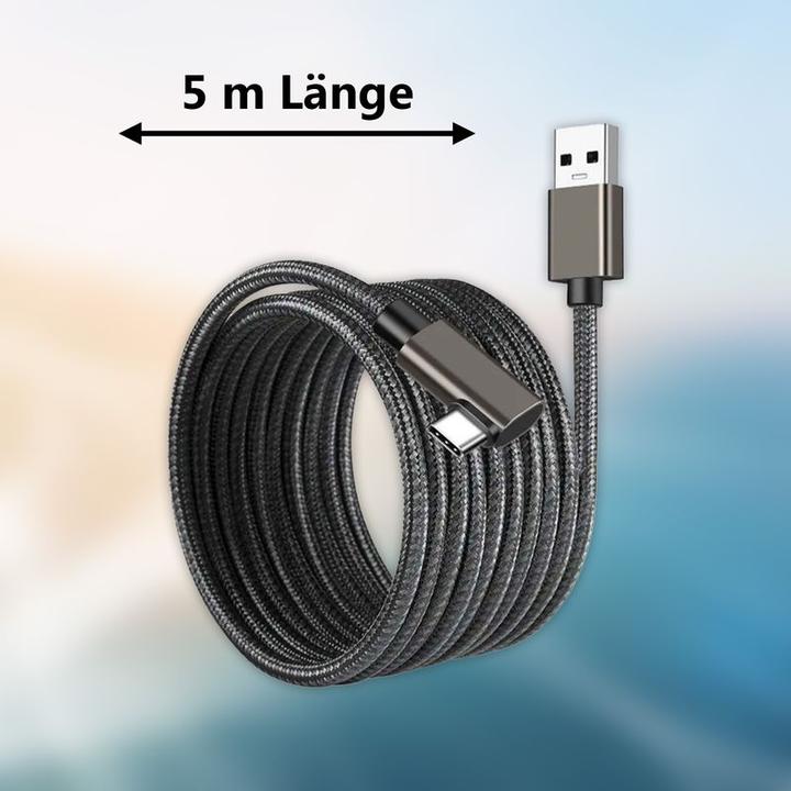 Immagine prodotto Hermex Cavo per occhiali VR Cavo dati da 5 m per le cuffie VR Oculus Quest 1 + 2