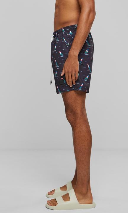 Actual product image Urban Classics Pattern Swim Shorts (S)