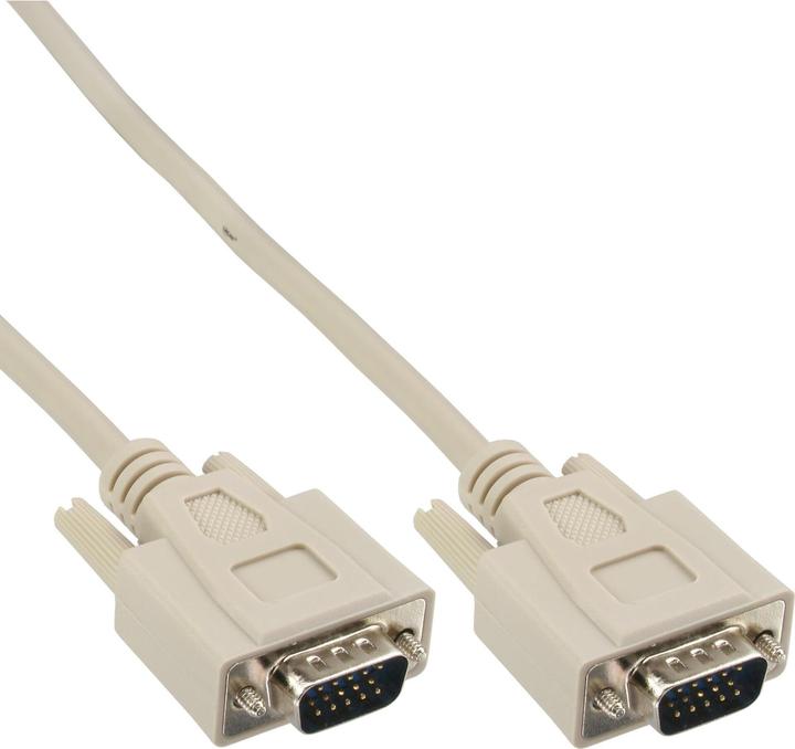 Actual product image InLine Kabelis D-Sub (VGA) - D-Sub (VGA) 5m cable (17712D) (5 m, VGA)
