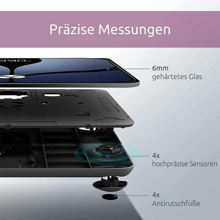 Image du produit Vellidan Échelle de graisse corporelle intelligente (180 kg)