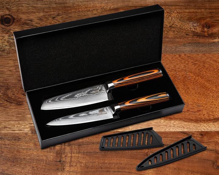 Produktbild Wolfblood Damastmesser-Set (13 cm)
