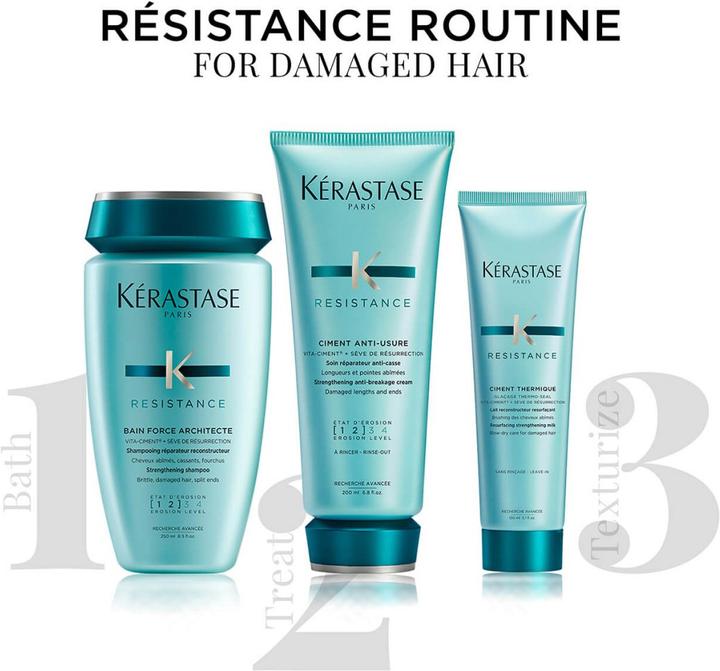 Actual product image Kérastase Résistance - Fondant Trio Set (600 ml, Liquid shampoo)