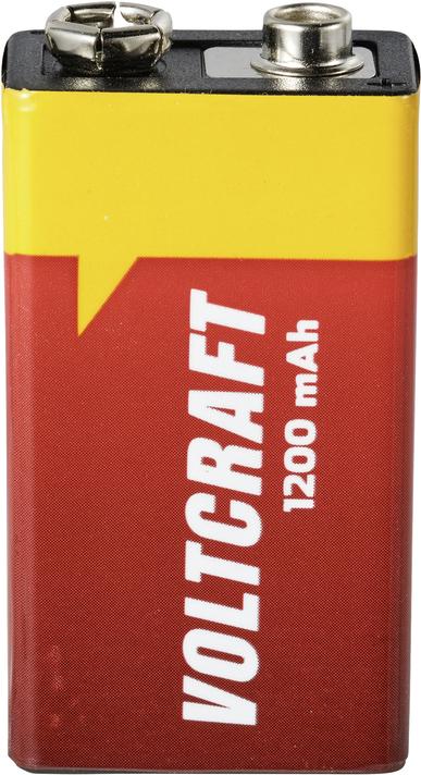 Image du produit Voltcraft VC-9V-Li-1200mAh Pile monobloc 9 V Lithium 1200 mAh 9 V 1 pc. (1 pcs, 9V Block, 1200 mAh)