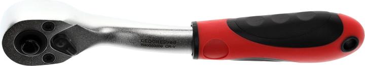 Produktbild Gedore Red red R40050009 2K-Umschaltknarre 1/4 gekröpft 145 mm Rückschwenkwinkel 10° (1/4")