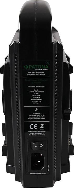 Produktbild Patona V-Mount Dual (Kamera Akku Ladegerät)