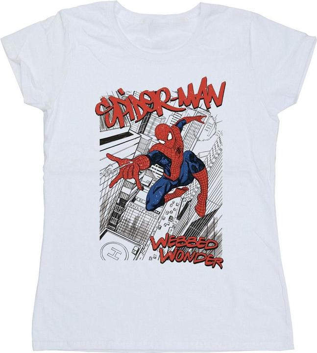 SpiderMan Sketch City TShirt (S)