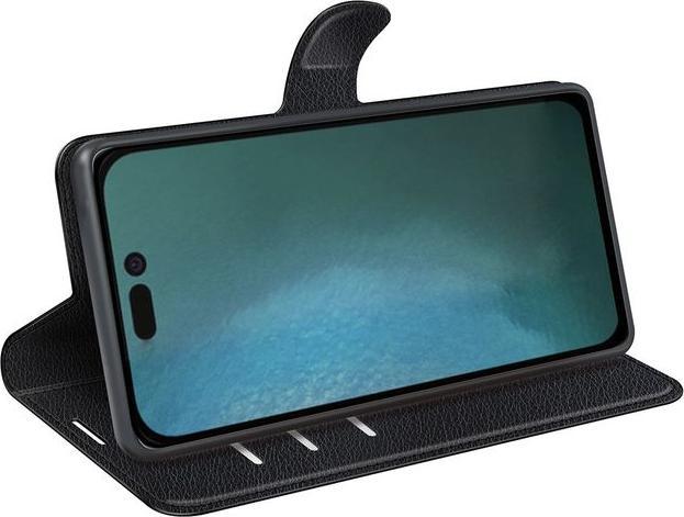 Actual product image MU Classic Litchi Leather Bookcover Series (Apple iPhone 14 Pro Max)