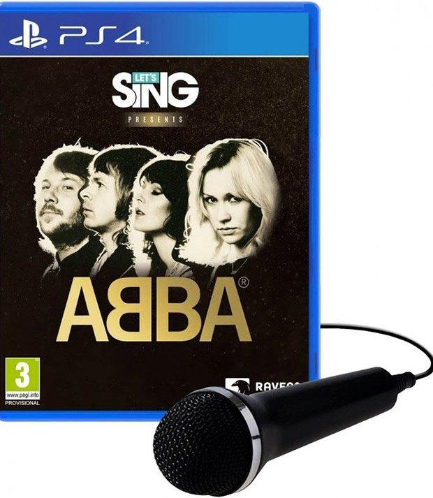 Actual product image Plaion Let's Sing presents ABBA (+ 1 Microfono) (PS4)