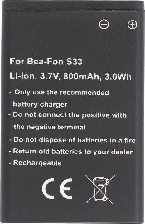 Produktbild AccuCell Akku Bea-Fon S33