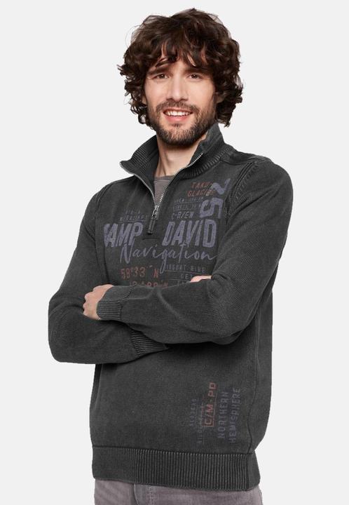 Produktbild Camp David Pullover Strickpullover Troyer (L)