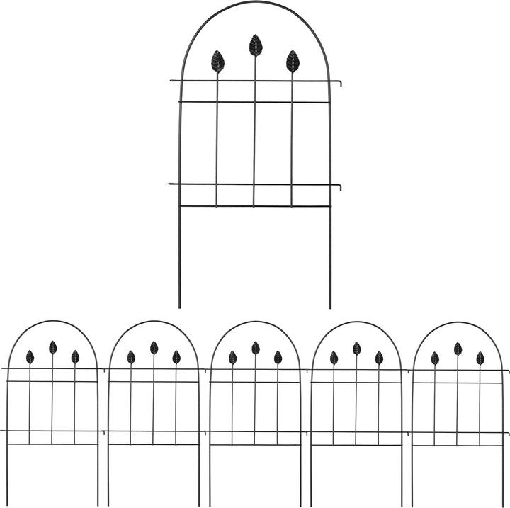 Actual product image Relaxdays 6x bed fence (150 cm)