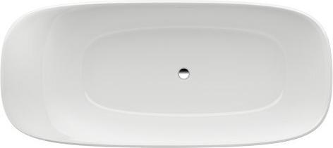 Produktbild Laufen INO Badewanne 1800x800x520 freistehend oval weiss mit Kopfstütze (250 l, 200 cm, 100 cm)