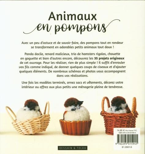 Immagine prodotto Larousse pratique Animaux en pompons : 35 projets tout ronds! (Francese, Tricotri, 2024)