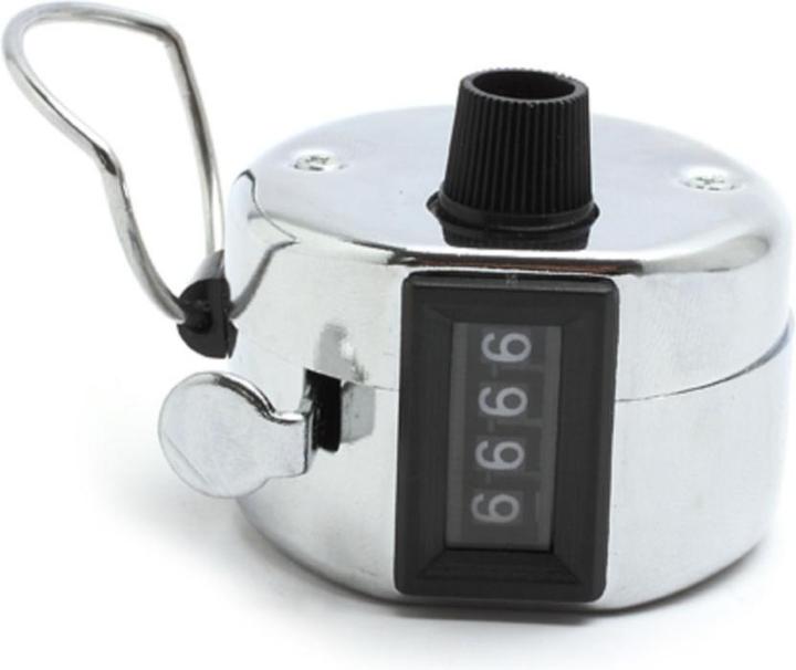 Image du produit Stride Metall Handzähler Schritt Zähler Counter Klicker für Sport / Schule / Veranstaltungen - Silber
