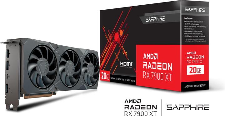 Produktbild Sapphire RADEON RX 7900 XT MBA (20 GB)