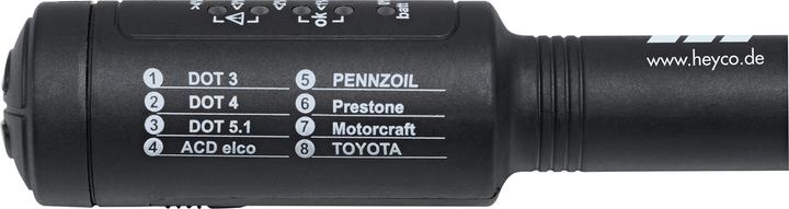 Actual product image HEYCO Brake fluid tester 8 in 1, reversible 155 mm