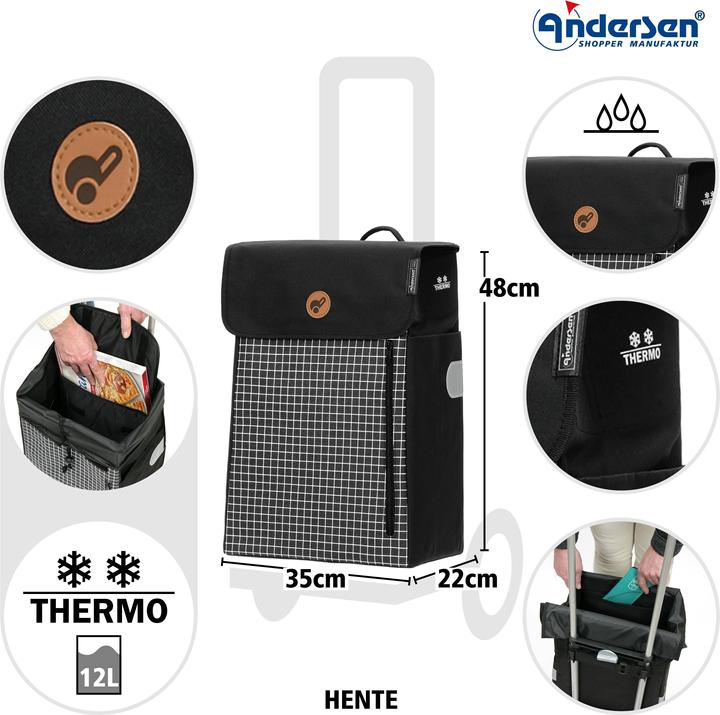 Image du produit Andersen Scala Shopper Hente chariot à provisions 48 cm