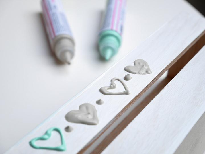 Produktbild Kreul Pluster & Liner Pen Set (Mint, Rosé, Nougat, Weiss, 29 ml)