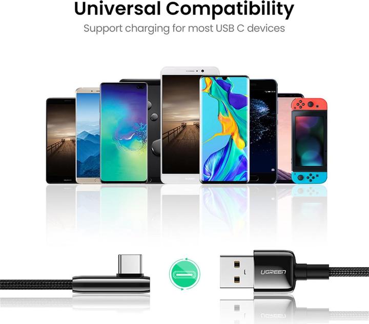 Produktbild Ugreen USB A — USB C (2 m, USB 2.0)
