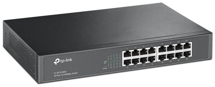 Productafbeelding TP-Link TL-SF1016DS: 16-poorts schakelaar, 100Mbps (16 Havens)