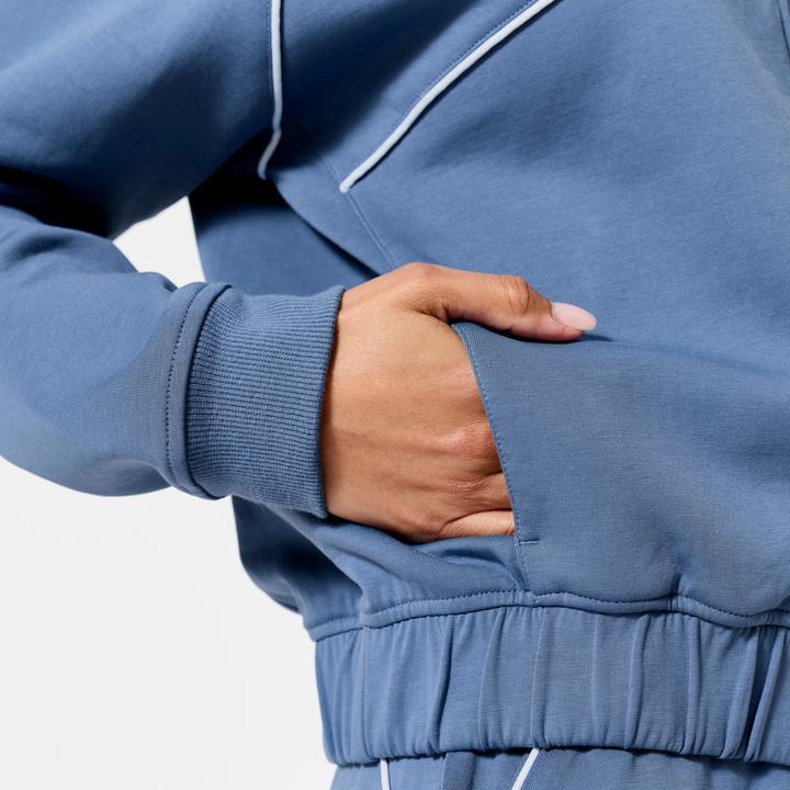 Immagine prodotto Domyos Bomberjacke mit Reissverschluss Damen blau mit weiss (XS)