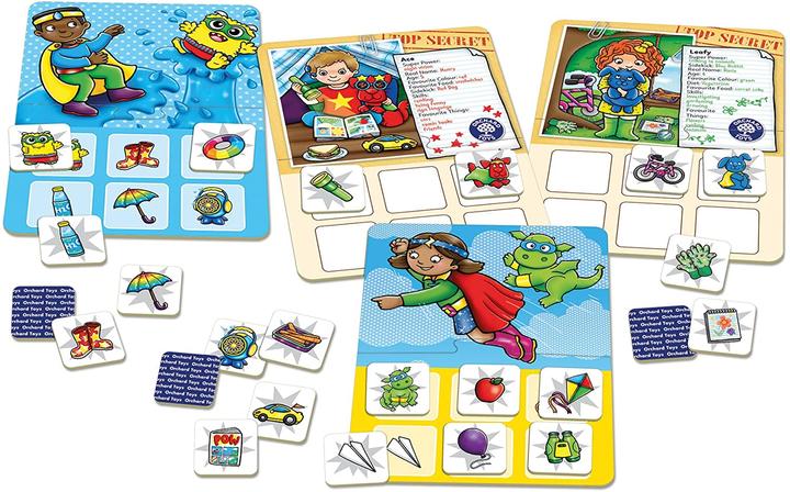 Actual product image Orchard Toys Board Game Superhero Lotto (in English) (English)