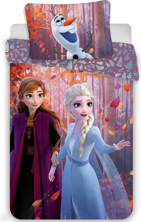 Produktbild Tinisu Frozen Eiskönigin Bettwäsche - 140x200 cm Baumwolle Kissen und Decke