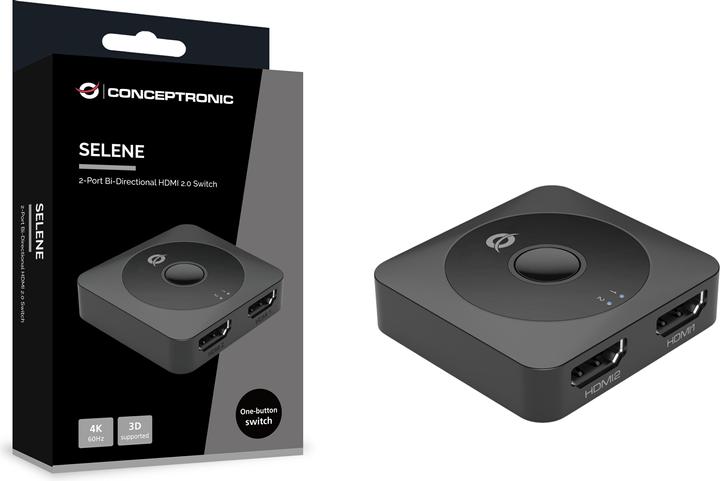 Immagine prodotto Conceptronic Switch Splitter HDMI bidirezionale 2 in 1 bw