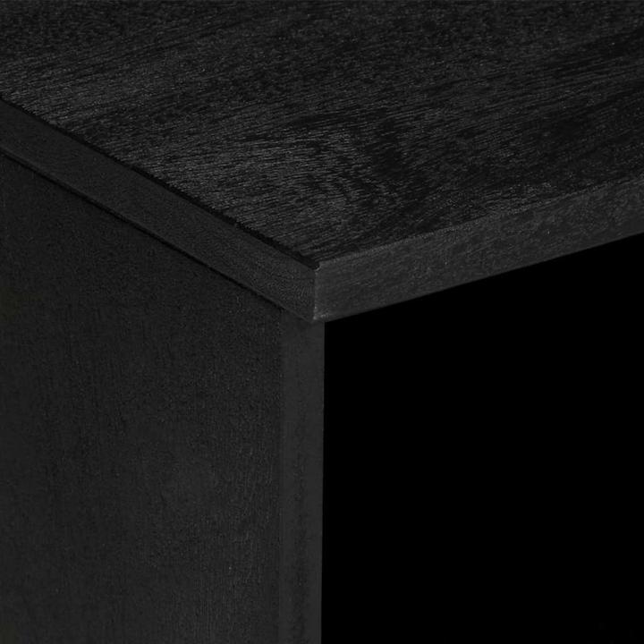 Produktbild VidaXL TV Schrank Lowboard Fernsehschrank Fernsehtisch Schwarz Holzwerkstoff (80 x 33 x 46 cm)