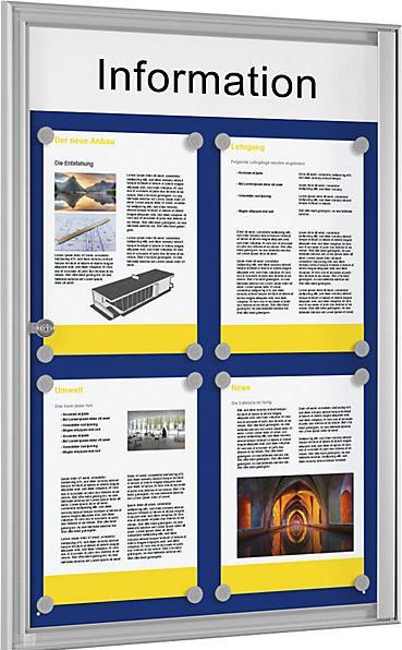 Actual product image Schaar-Design Single showcase BASIC (Blackboard, 50 x 76 cm)