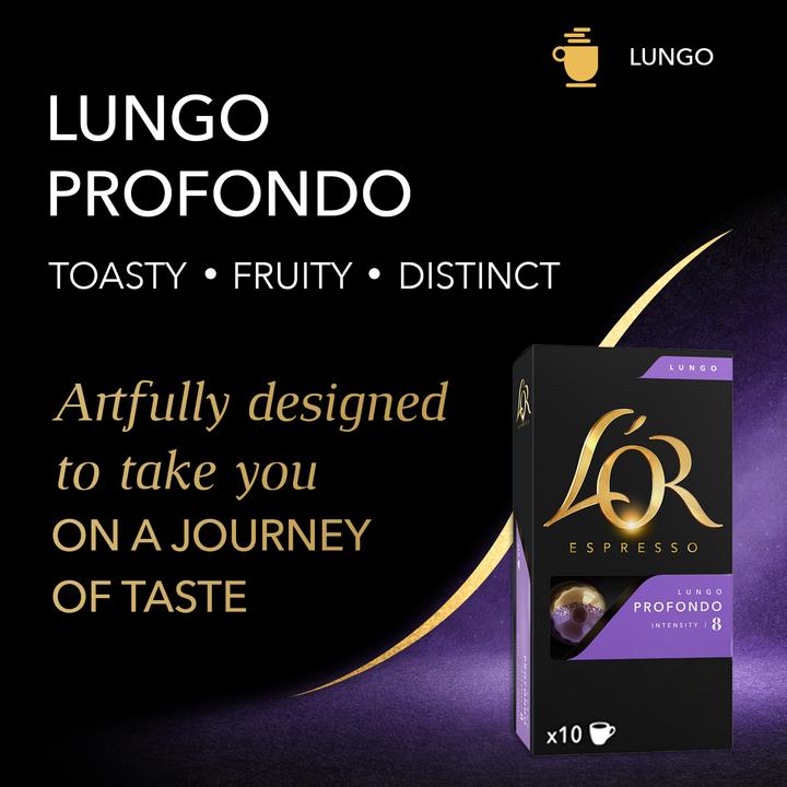 Produktbild L’OR Espresso Lungo Profondo (10 x Port.)