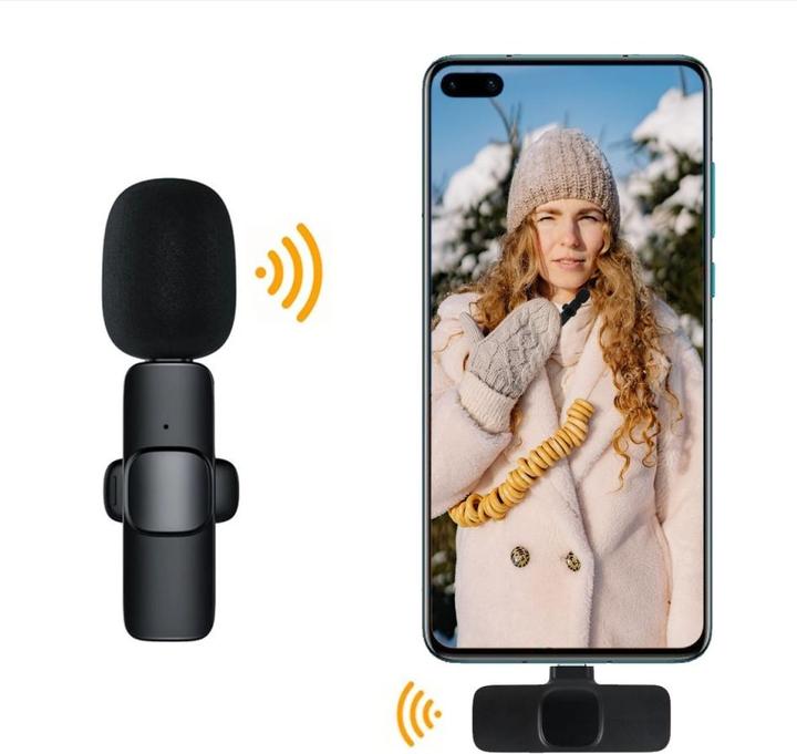 Immagine prodotto PowerGuard Mini microfono wireless Lightning Lavalier per iPhone