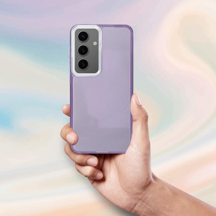 Actual product image OEM Back panel cover PEARL case for SAMSUNG A26 5G purple
