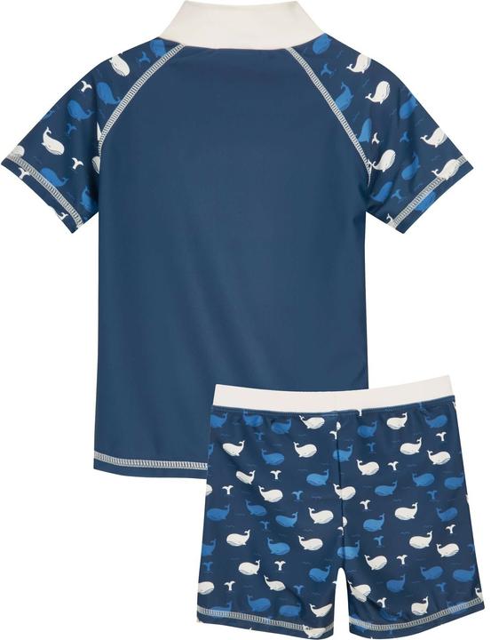 Image du produit Playshoes Ensemble maillot de bain UV manches courtes baleine marine taille 110/116 (110)