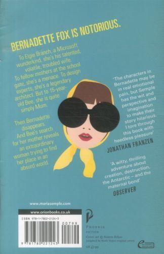 Produktbild Where'd You Go, Bernadette (Maria Semple, Englisch)