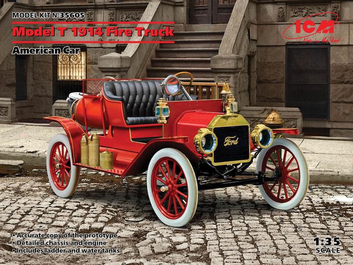 Immagine prodotto ICM Camion dei pompieri Modello T 1914, auto americana