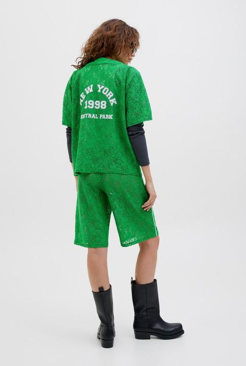 Actual product image JJXX Jxstine Lace Rlx Hw Long Shorts Jrs Ln (M)