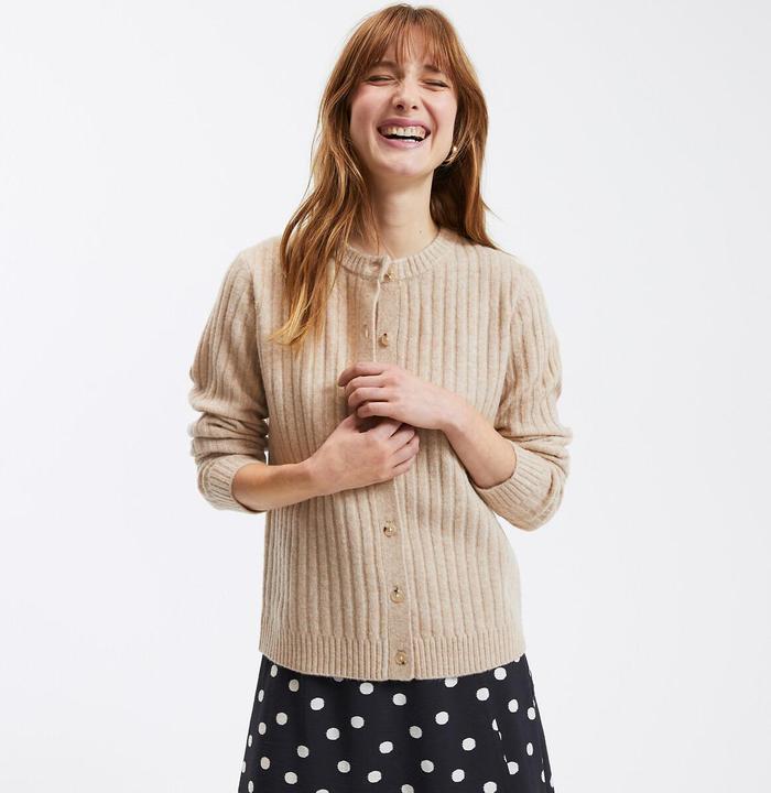 La Redoute Collections Cardigan aus Rippstrick