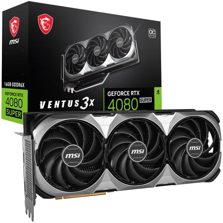 Image du produit MSI GeForce RTX 4080 SUPER VENTUS 3X OC (16 Go)