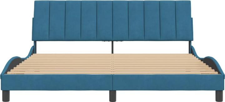 Produktbild VidaXL Bettgestell mit Kopfteil Samt (140 x 190 cm)