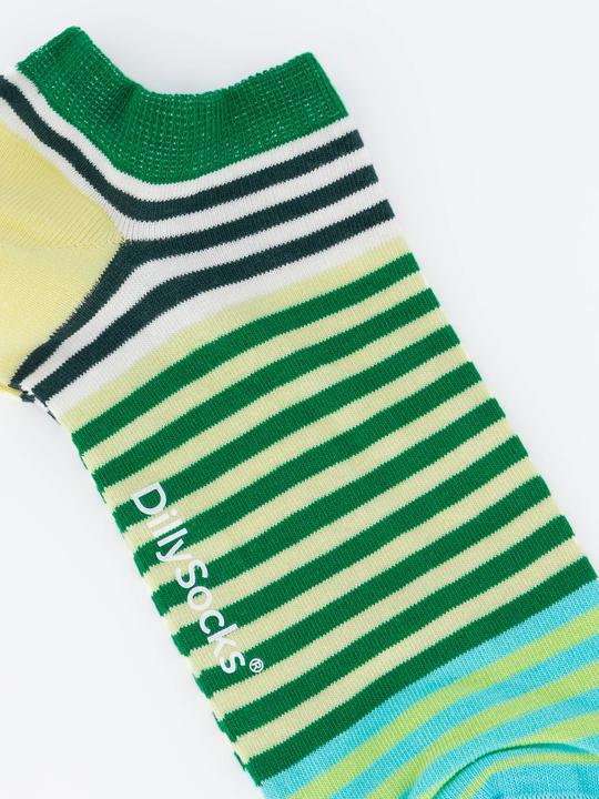 Produktbild DillySocks Short Fine Line Green (Einzelpack, One Size)