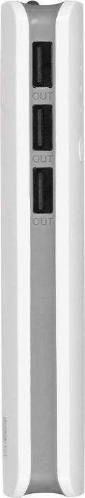 Actual product image Esperanza EMP106WE Radium - Gray - White - Universal - Rectangle - 8000 mAh - USB - 5 V (8000 mAh, 29.60 Wh)