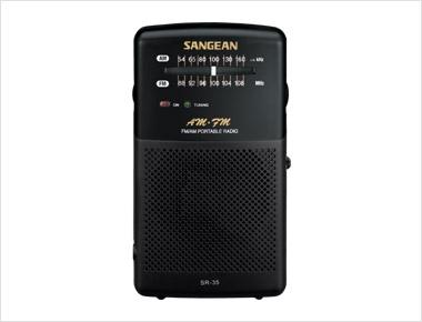 Actual product image Sangean SR-35 - Radio - Black (FM)