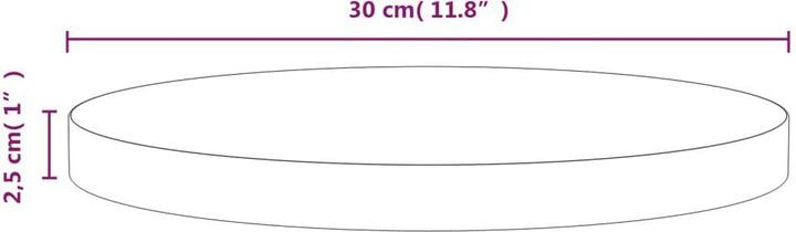 Actual product image VidaXL Kresten (30 x 2,5 cm)