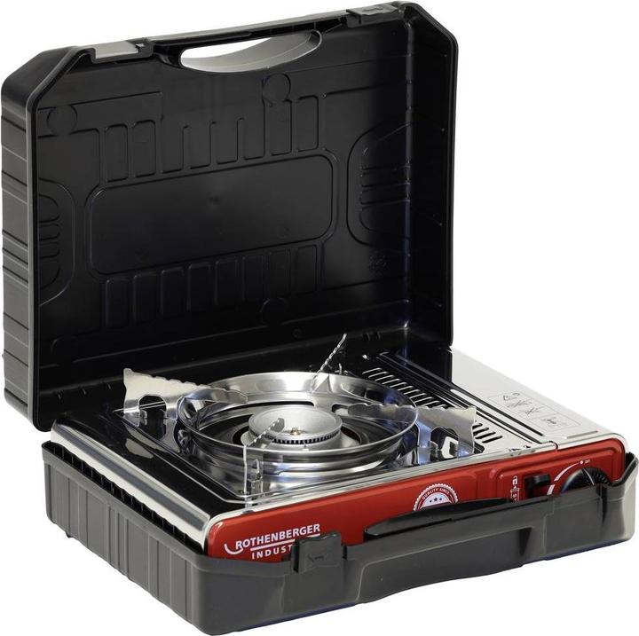 Produktbild Rothenberger Industrial Gas Camping Kocher Deluxe RS 220 1500004233 Edelstahl