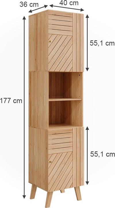Image du produit Vicco Lucie (40 x 36 x 177 cm)