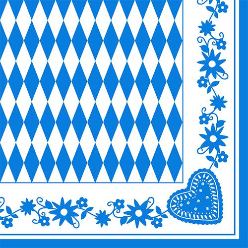 Produktbild Papstar Bayrisch Blau (50 x, 40 x 40 cm)