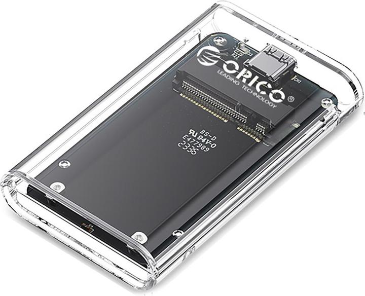Orico Other Computer Accessory TC10-MS MSATA USB-C 3.2 5Gb/s Disk Cartridge - Transparent (M.2 2230)