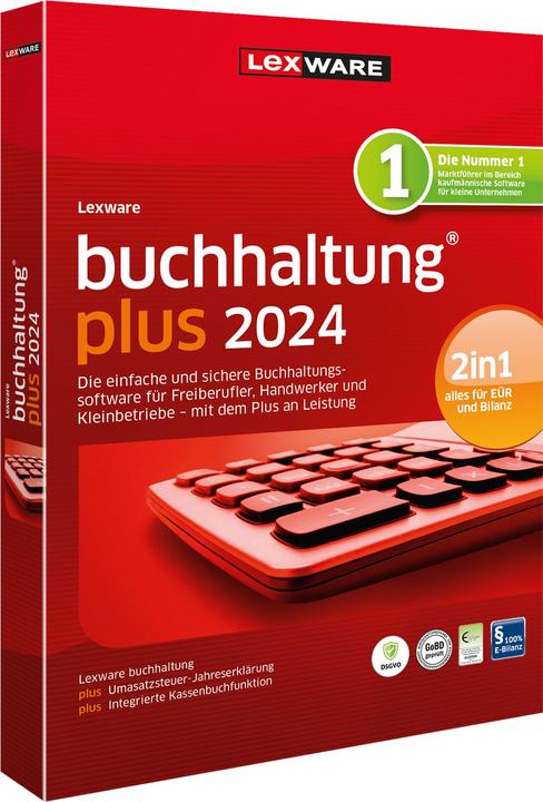 Produktbild Lexware buchhaltung plus 2024 Jahresversion (1 User, 12 Monate)